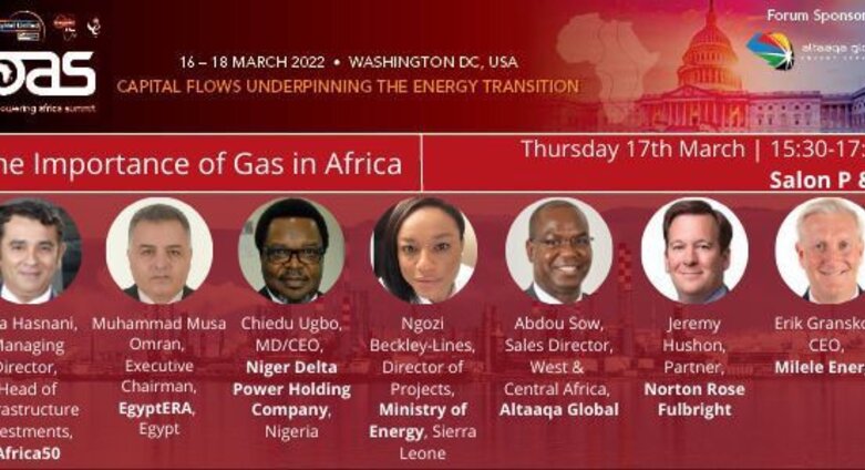 Raza Hasnani moderates the "Importance of Gas in Africa" panel at Power Africa Summit