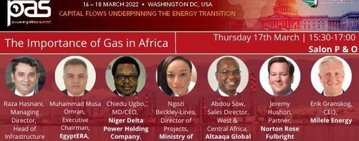 Raza Hasnani anime la table ronde sur "L'importance du gaz en Afrique" lors du Sommet Power Africa
