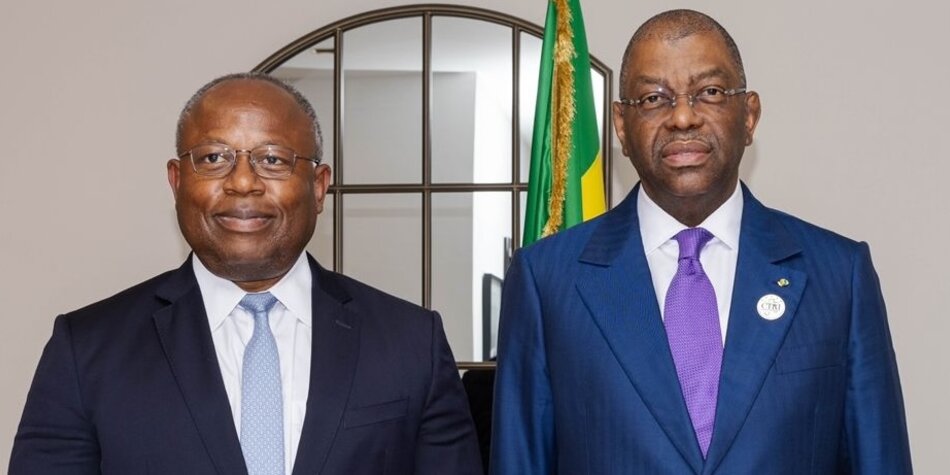 H.E Alexandre Barro Chambrier, the Vice Prime Minister of Gabon meets with Africa50 CEO