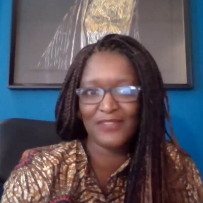 La Directrice générale d'Africa50, Tshepidi Moremong, inspire les étudiants de l'Université George Mason lors de la session "Africa Zooms Ahead"