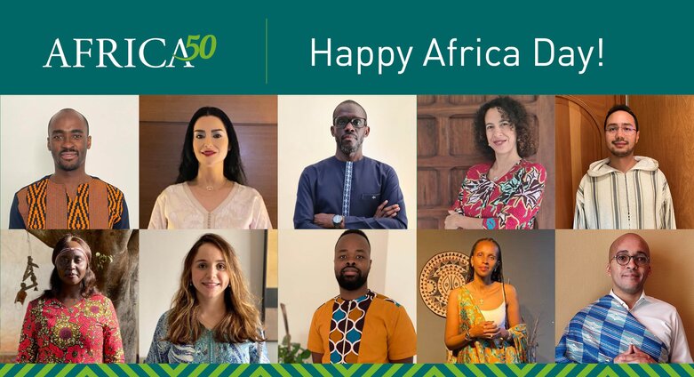 Africa50 staff celebrate Africa Day