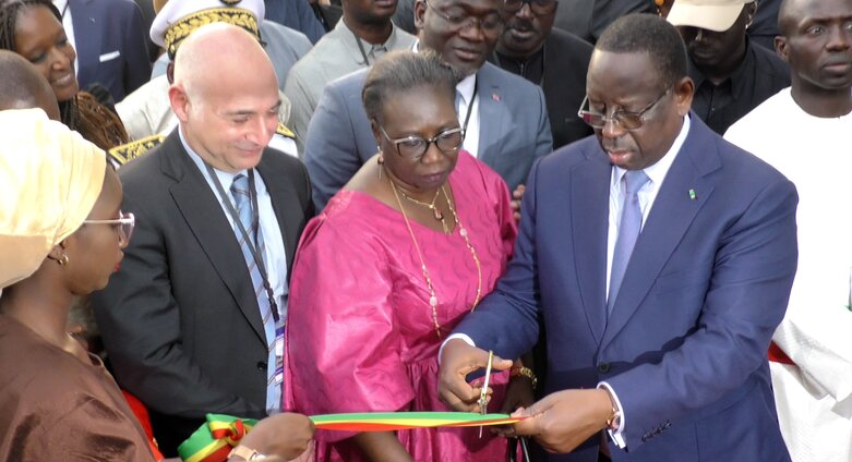 Le Président Macky Sall inaugure la centrale électrique de 120 MW située à Malicounda au Sénégal