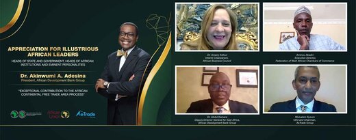 Africa Free Trade Agreement: President Adesina receives award for strong leadership and support