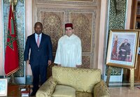 Morocco’s Minister of Foreign Affairs H.E Nasser Bourita discusses opportunities to strengthen collaborations between Africa50 and Morocco with Africa50 CEO 