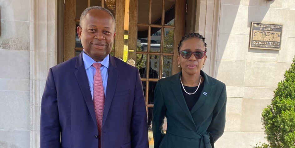 Minister of Finance of Botswana meets with Africa50 delegation on the margins of IMF/World Bank meetings