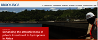 Enhancing the attractiveness of private investment in hydropower in Africa