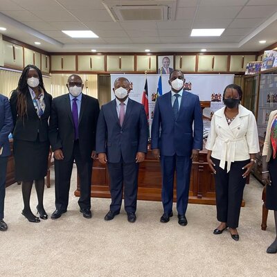 En visite au Kenya, le Directeur général d'Africa50 fait le point sur les projets d'infrastructure en cours dans le pays