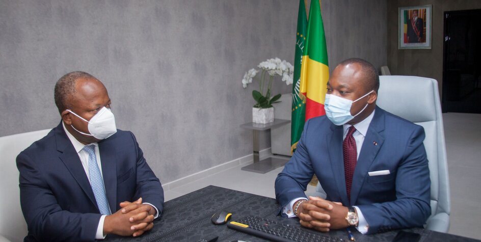 Vidéo : Le Directeur général d'Africa50, Alain Ebobissé, rencontre le Premier ministre de la République du Congo, Anatole Collinet Makosso