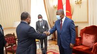 Angola’s President João Lorenço discusses priority infrastructure projects with Alain Ebobissé 