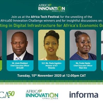 Africa50 Organizes Webinar at the Africa Tech Festival to Unveil the Winners of the Innovation Challenge