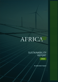Africa50 Rapport De Dévelopment Durable 2022 