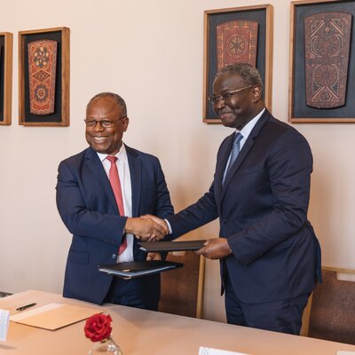 2023 World Bank Meetings: The Commission of West African Economic and Monetary Union (WAEMU) and Africa50 sign agreement to boost regional infrastructure development