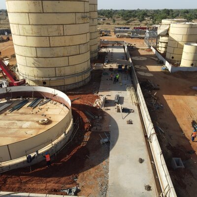 Aerial view of the Malicounda project site
