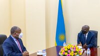 Alain Ebobissé meets Rwanda's Prime Minister and Minister of Infrastructure to discuss Africa50’s work 