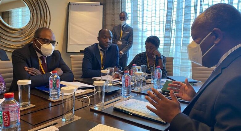 Le ministre mauritanien des Affaires économiques rencontre une délégation d’Africa50 en marge des Assemblées annuelles de la BAD