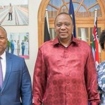 President Uhuru Kenyatta and Africa50 Fund representatives