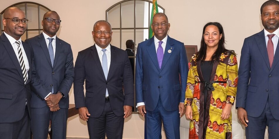 H.E Alexandre Barro Chambrier, the Vice Prime Minister of Gabon meets with Africa50 CEO