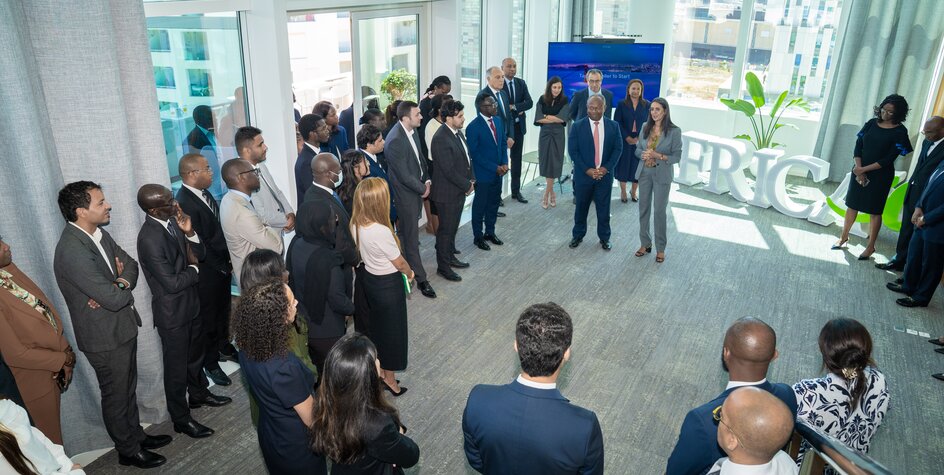Moroccan Minister of Economy and Finance, Hon. Nadia Fettah visits Africa50 Headquarters