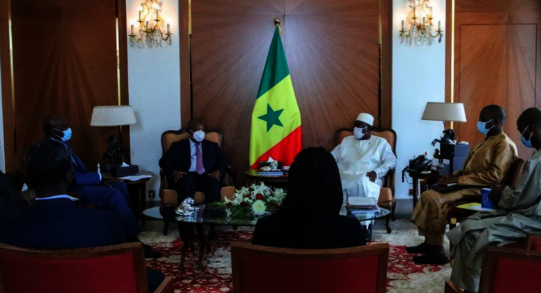 Africa50 CEO meets with Senegal President Macky Sall