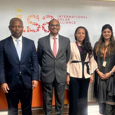 International Solar Alliance discusses potential areas of collaboration with Africa50