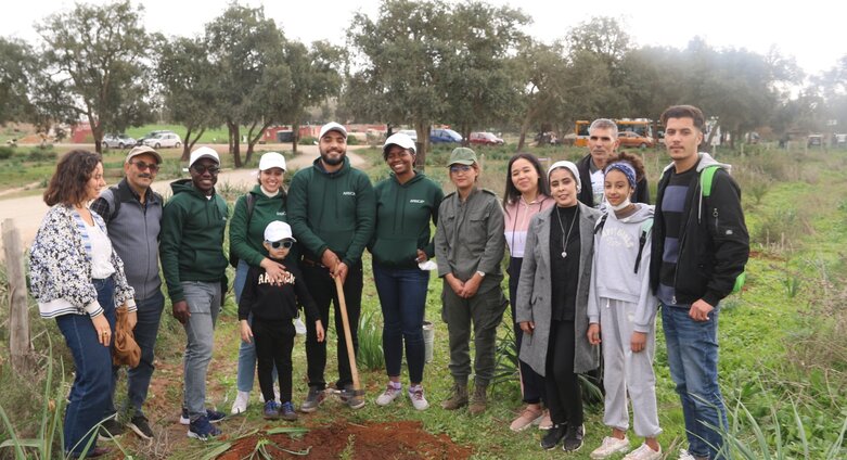 Saving the planet: Africa50 staff plant trees to commemorate Green Week
