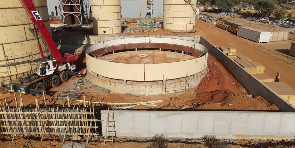 Aerial view of the Malicounda project site