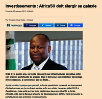 Jeune Afrique – "Investissements : Africa50 doit élargir sa galaxie" 